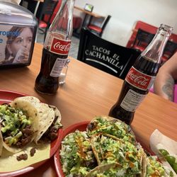 Tacos El Cachanilla - Pastor and Carne Asada Tacos