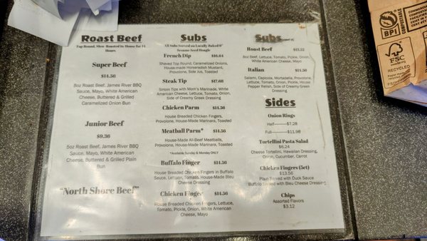 Menu photo 4 Big Jims Roast Beef San Diego, CA Menu photo 4 Big Jims Roast Beef San Diego, CA