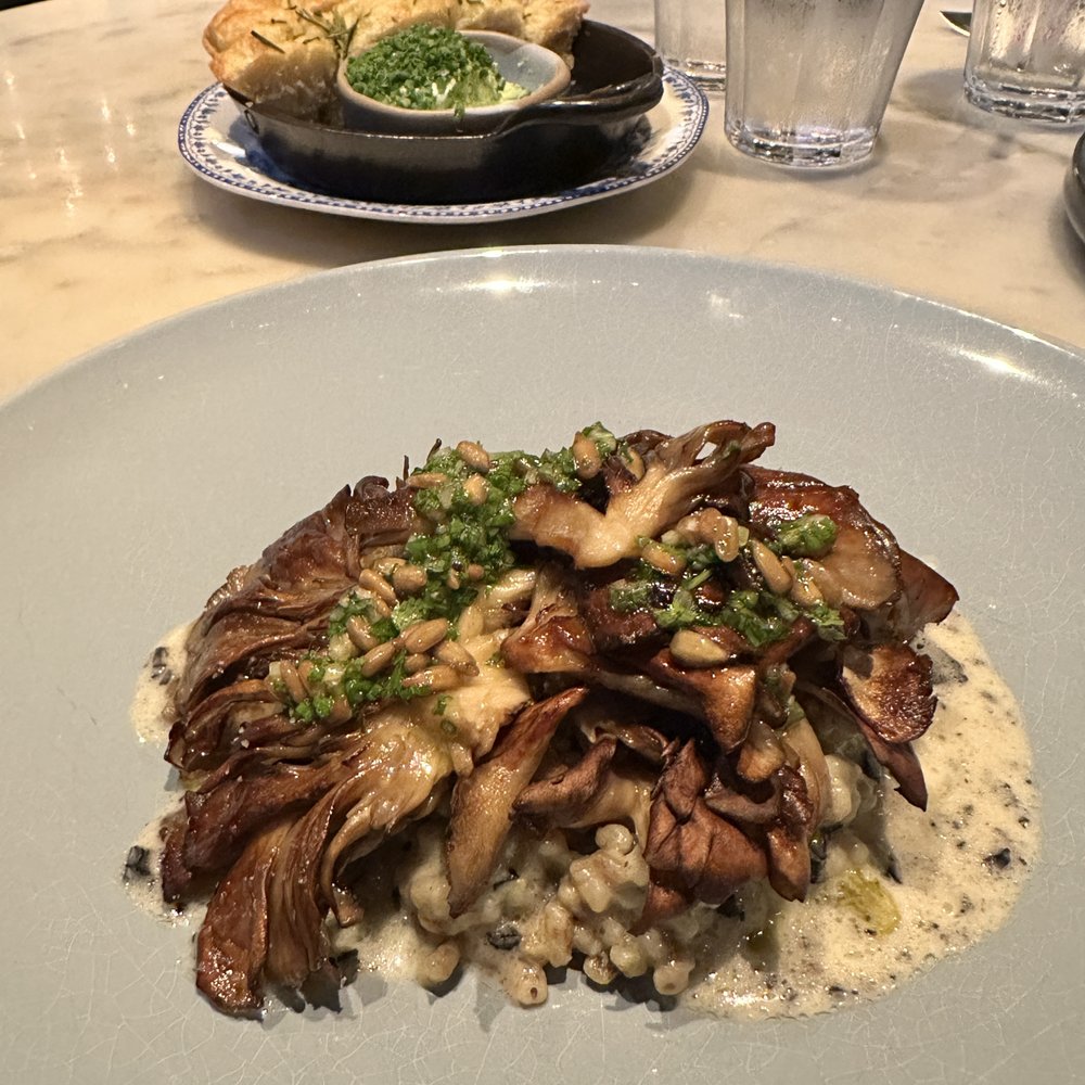 The Commoner - The Commoner Pittsburgh - Maitake -
barley risotto, black truffle butter, sunflower seeds, egg yolk sauce - New American Near Me - Pittsburgh, Pennsylvania The Commoner - The Commoner Pittsburgh - Maitake -
barley risotto, black truffle butter, sunflower seeds, egg yolk sauce - New American Near Me - Pittsburgh, Pennsylvania