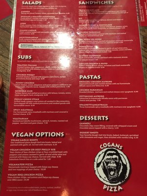 Menu photo 7 Cogans Pizza Ghent Norfolk, VA