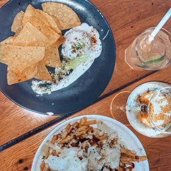 Glass & Vine - Jamon Serrano Croquetas, Smoked Fish Dip, Carbonara Fries - New American Near Me - Miami, Florida