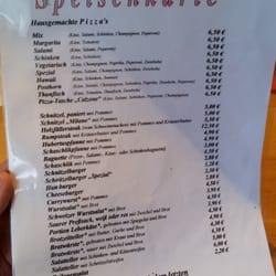 golbenen boßhorn - Food menu