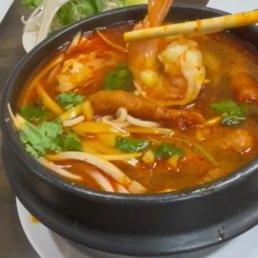 Spicy Seafood Noodle soup Spicy Seafood Noodle soup