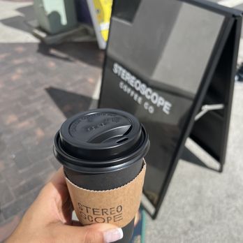 Stereoscope Coffee - Hot vanilla latte w oat milk - Coffee Roasteries Near Me - Long Beach, California Stereoscope Coffee - Hot vanilla latte w oat milk - Coffee Roasteries Near Me - Long Beach, California