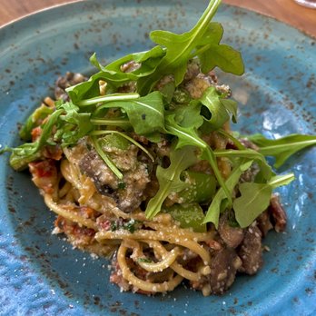 Catch - Mushroom Spaghetti - a little salty - Sushi Bars Near Me - West Hollywood, California