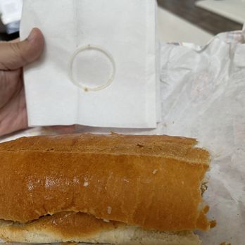 Jersey Mike's Subs - Only two bites into my Chipotle Chicken Cheesesteak sandwich, I find a rubber gasket in it. - Fast Food Near Me - Katy, Texas Jersey Mike's Subs - Only two bites into my Chipotle Chicken Cheesesteak sandwich, I find a rubber gasket in it. - Fast Food Near Me - Katy, Texas