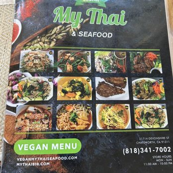 Vegan My Thai - Vegan menu - Thai Near Me - Chatsworth, California