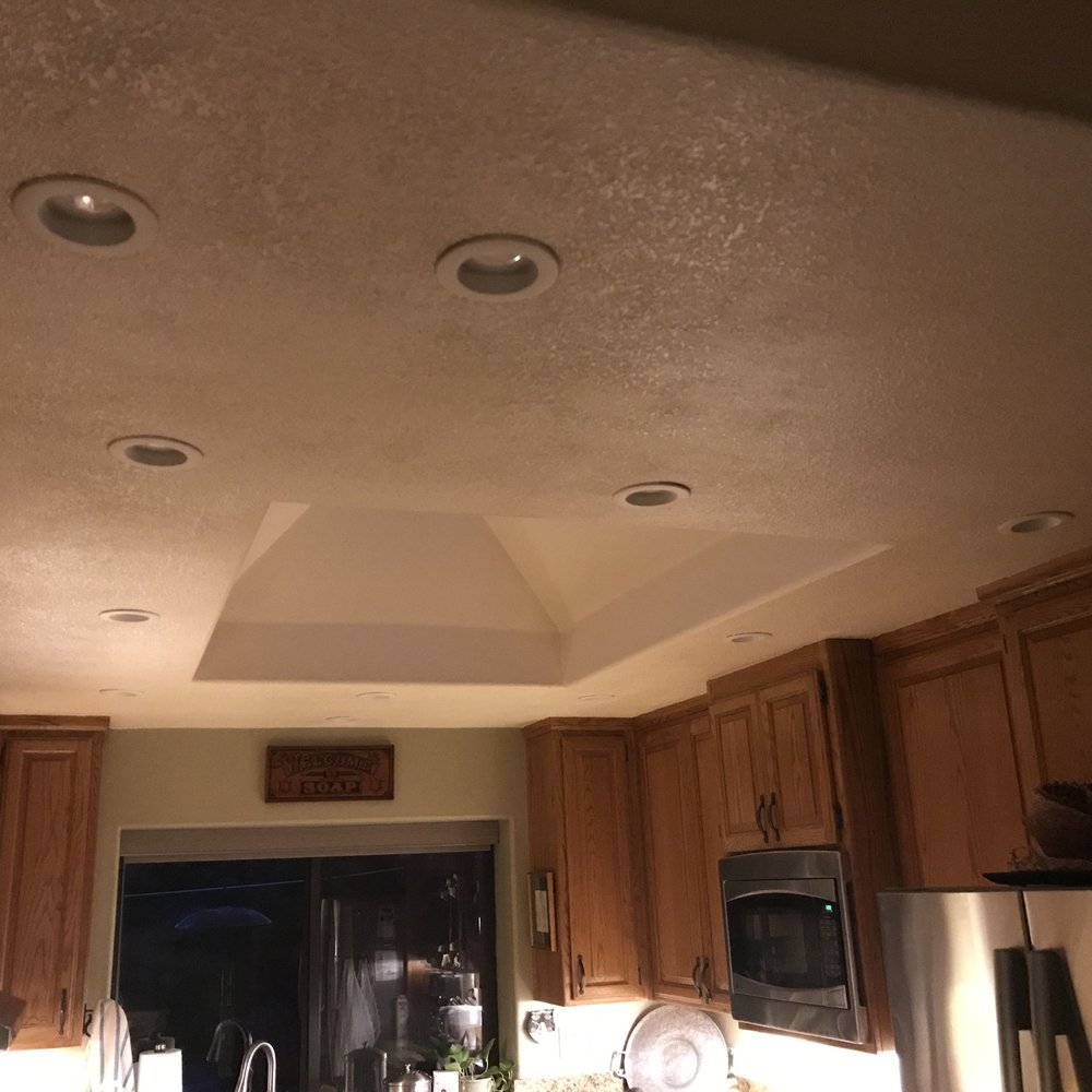 Blackhawk Drywall - 3. After Orville filled and tectured. - Drywall Installation & Repair Near Me
