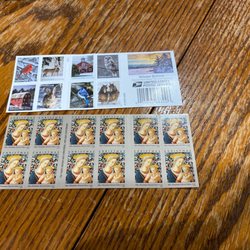 US Post Office - Winter Scenes and Madonna & Child