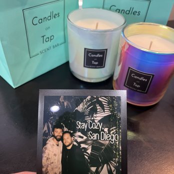 Candles on Tap - Finished candles and the perfect photo - Candle Stores Near Me - Encinitas, California