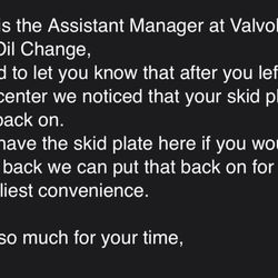 Valvoline Instant Oil Change