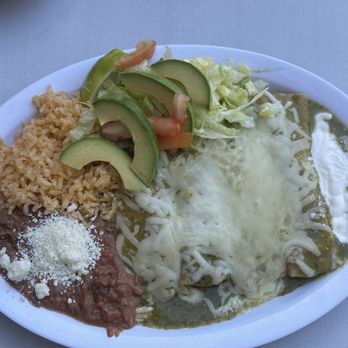 Mexcal Taqueria - Chicken enchiladas verde - Mexican Near Me - Menlo Park, California
