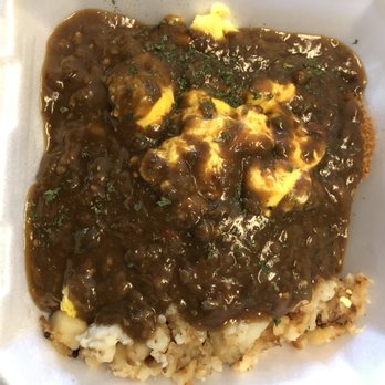 Dagmar's Specialties - Breakfast schnitzel with green Chile gravy, potatoes and eggs. - Bakeries Near Me - Rio Rancho, New Mexico Dagmar's Specialties - Breakfast schnitzel with green Chile gravy, potatoes and eggs. - Bakeries Near Me - Rio Rancho, New Mexico