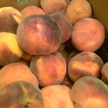 Clark Family Orchards - Delicious Red Globe peaches - Farmers Market Near Me - Palisade, Colorado