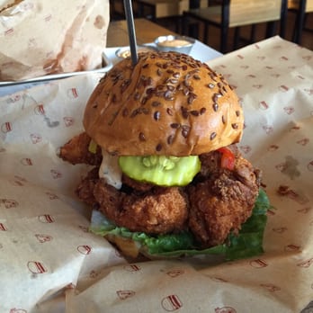 Bareburger - Edgewater - Fried chicken sandwich, I must be in heaven !!!! - Burgers Near Me - Edgewater, New Jersey Bareburger - Edgewater - Fried chicken sandwich, I must be in heaven !!!! - Burgers Near Me - Edgewater, New Jersey