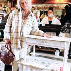 Upcycled Cottage - A very happy customer who shopped at our Pop Up Market event