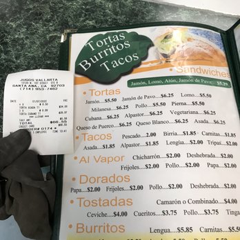 Jugos Vallarta - Different prices - Mexican Near Me - Santa Ana, California