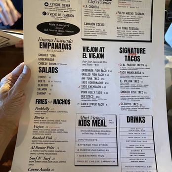 El Viejon - Menu - Seafood Near Me - San Diego, California