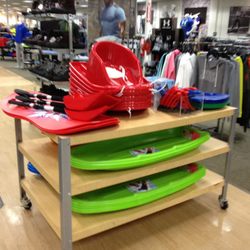Bob's Stores - A display for snow fun awaits at Bobs