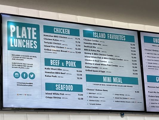 Menu photo 4 Ono Hawaiian BBQ Upland, CA