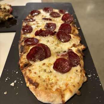 AMBAR Restaurant, Chicago - Sujuk flatbread - Desserts Near Me - Chicago, Illinois