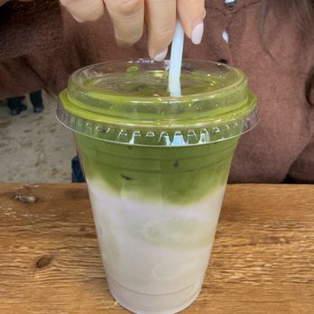 Verveine Cafe - Ube matcha - Cafes Near Me - Cambridge, Massachusetts