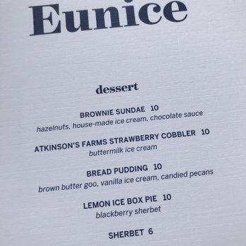 Eunice - Menu - Cajun/Creole Near Me - Houston, Texas Eunice - Menu - Cajun/Creole Near Me - Houston, Texas