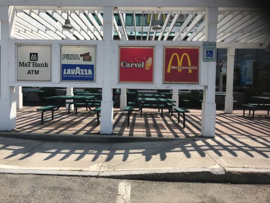 Photo of Ramapo Travel Plaza - Sloatsburg, NY, US. Returning from work project in the Catskills. Stopping off for a cold drink. 101 degrees