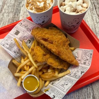 Warm Puppy Cafe - Chicken Strips - American Near Me - Santa Rosa, California