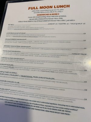 Menu photo 8 The Full Moon Oyster Bar Jamestown, NC Menu photo 8 The Full Moon Oyster Bar Jamestown, NC