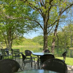 Old Mill Vineyard - Beautiful spot. Shaded on a pond. Plenty of seating.