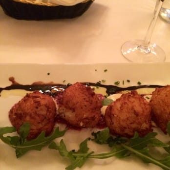 Bistro La Source - Brandade Fritters Cod with Pimenton Aioli and Olive Tapenade. RW 2014 Summer. - French Near Me - Jersey City, New Jersey