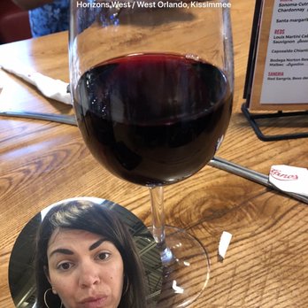 Giordano's - delish chianti with my meal smooth and soft - Pizza Near Me - Kissimmee, Florida