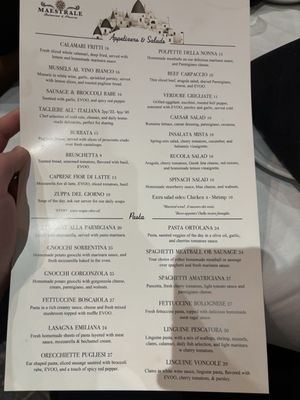 Menu photo 2 Maestrale Restaurant and Pizzeria Sarasota, FL Menu photo 2 Maestrale Restaurant and Pizzeria Sarasota, FL