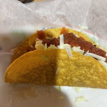 Mi Pueblo Mexican Grill - Hard ground beef taco w/salsa added - Mexican Near Me - Charlotte, North Carolina