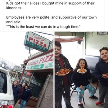 Sorrento's Pizza - Wow thanks for being amazing guys! - Pizza Near Me - Manchester, Connecticut Sorrento's Pizza - Wow thanks for being amazing guys! - Pizza Near Me - Manchester, Connecticut