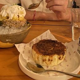 Piña Colada and Basque Cheesecake Piña Colada and Basque Cheesecake