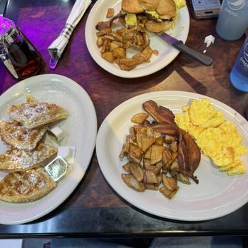 B Street Cafe - waffle combo - American Near Me - Pueblo, Colorado B Street Cafe - waffle combo - American Near Me - Pueblo, Colorado