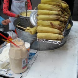 Elotes del Jardín de la Unión