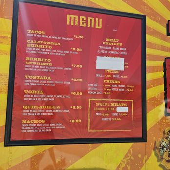 Tacos Locaso - Menu - Food Trucks Near Me - Orland, California Tacos Locaso - Menu - Food Trucks Near Me - Orland, California