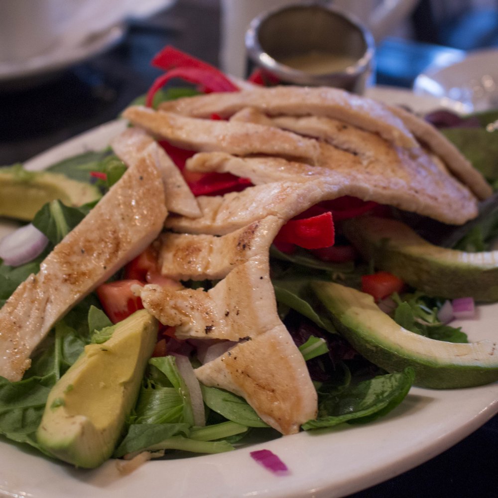 The Committed Pig - salad with perfectly cooked chicken! - Breakfast & Brunch Near Me - Morristown, New Jersey The Committed Pig - salad with perfectly cooked chicken! - Breakfast & Brunch Near Me - Morristown, New Jersey