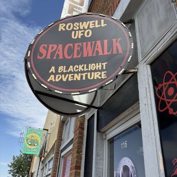 Roswell UFO Spacewalk - Front sign. - Art Galleries Near Me - Roswell, New Mexico Roswell UFO Spacewalk - Front sign. - Art Galleries Near Me - Roswell, New Mexico