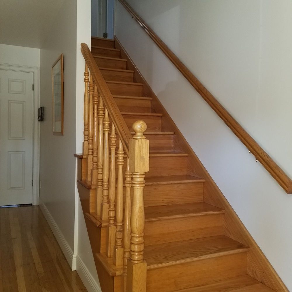 7-19-21: Absolute  flooring made the staircase look clean and new.
