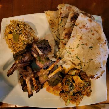 Spice Palette Indian Cuisine - RACK OF LAM. WITH RICE AND naan bread - Indian Near Me - Mount Pleasant, South Carolina Spice Palette Indian Cuisine - RACK OF LAM. WITH RICE AND naan bread - Indian Near Me - Mount Pleasant, South Carolina
