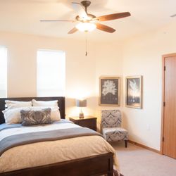 The Addison - Bedroom inside a one bedroom at the Addison building number 2684!