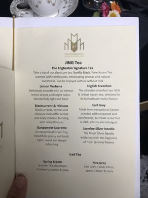 Menu photo 1 The Edgbaston Birmingham, XWM
