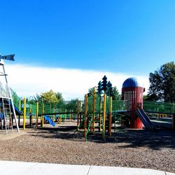 Juilfs Park - Farm themed play structure.
