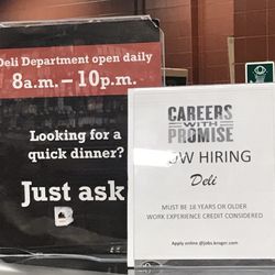 Kroger - A little closer and there you have it. Please hire happy help!