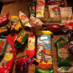 Golden International Market - How fun are these? I tried a few that were hazelnut chocolate.