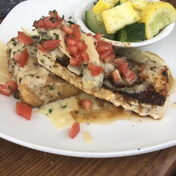 Miller's Waterfront Restaurant - Sword fish with grits cake - Seafood Near Me - Nags Head, North Carolina Miller's Waterfront Restaurant - Sword fish with grits cake - Seafood Near Me - Nags Head, North Carolina